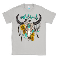 Moon Dust wild soul boho bull skull Classic Tee - texasbilliewilder