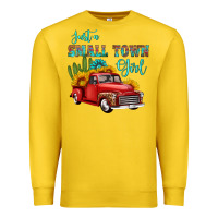 Lemon just a small town girl with car Premium Sweatshirt - HRA Design Shop