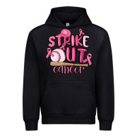 Black strike out cancer baseball Urban Hoodie - MaliasSmallBusiness