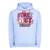 Pigment Grape Ice strike out cancer baseball Urban Hoodie - MaliasSmallBusiness