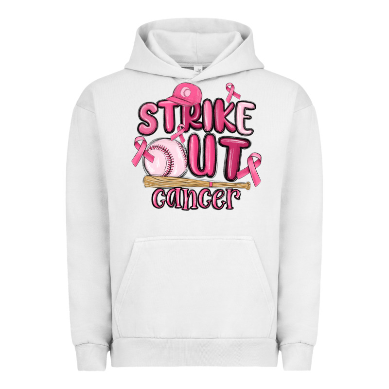Strike Out Cancer Baseball Urban Hoodie by MaliasSmallBusiness | Teevron
