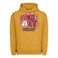 Pigment Peanut Butter strike out cancer baseball Urban Hoodie - MaliasSmallBusiness