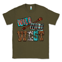 Army Green wild wild west Classic Tee - texasbilliewilder