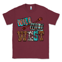 Burgundy wild wild west Classic Tee - texasbilliewilder
