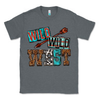 Charcoal Heather wild wild west Classic Tee - texasbilliewilder