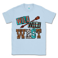 Dusty Blue wild wild west Classic Tee - texasbilliewilder