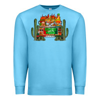Ocean Blue cinco de mayo truck Premium Sweatshirt - RacoonDesign