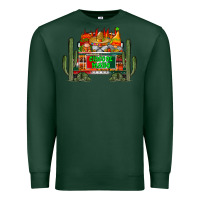 Sports Green cinco de mayo truck Premium Sweatshirt - RacoonDesign