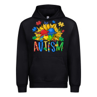 Black austism sunflower Urban Hoodie - MaliasSmallBusiness
