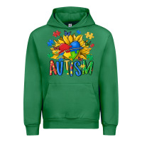 Emerald austism sunflower Urban Hoodie - MaliasSmallBusiness