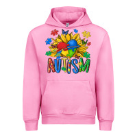 Fuchsia Pink austism sunflower Urban Hoodie - MaliasSmallBusiness