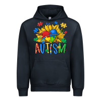 Navy austism sunflower Urban Hoodie - MaliasSmallBusiness