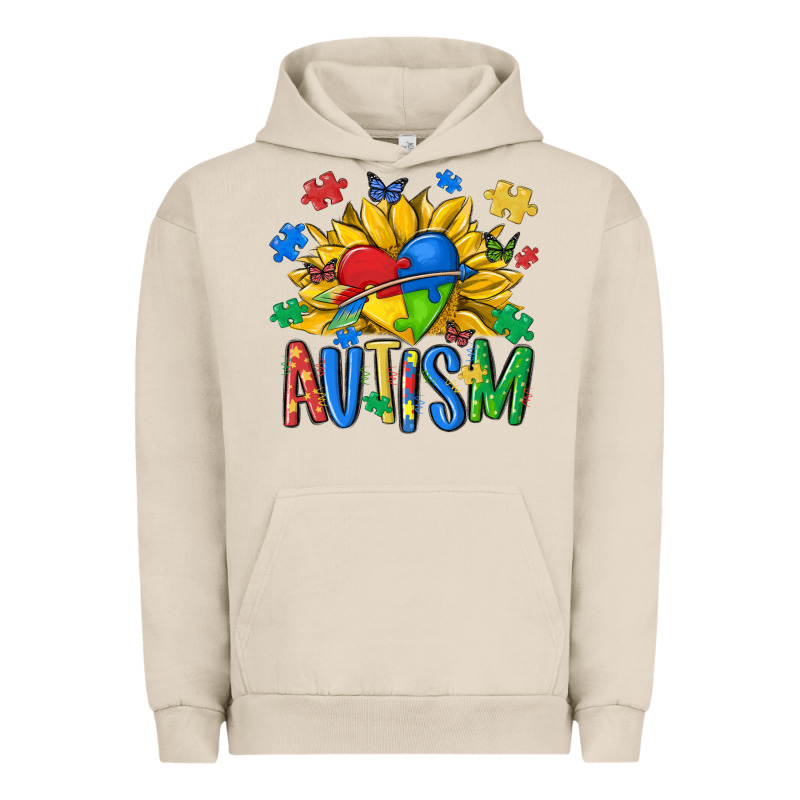 Austism Sunflower Urban Hoodie by MaliasSmallBusiness | Teevron