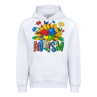 White austism sunflower Urban Hoodie - MaliasSmallBusiness