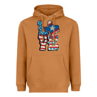 Meerkat Love Texas  4th of july Heavyweight Hoodie - CowGirlArtShop