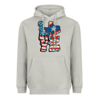 Moon Dust Love Texas  4th of july Heavyweight Hoodie - CowGirlArtShop
