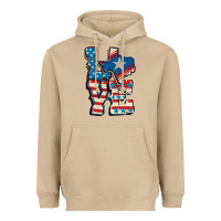 Mushroom Love Texas  4th of july Heavyweight Hoodie - CowGirlArtShop