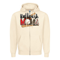 Sandshell ballpark mama baseball Zipper Hoodie - Zillion Design Studio