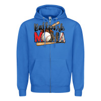 True Royal ballpark mama baseball Zipper Hoodie - Zillion Design Studio