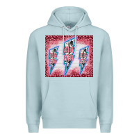 Blue Mist western mama Premium Hoodie - BarkalooDesign