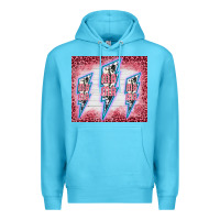 Ocean Blue western mama Premium Hoodie - BarkalooDesign