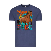 Vintage Denim roam free galloping Vintage Tee - Artiststas