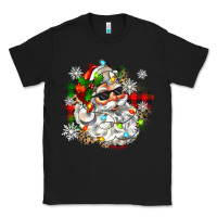 Black santa with sunglasses christmas Classic Tee - Zillion Design Studio
