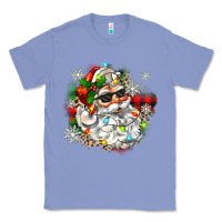 Colony Blue santa with sunglasses christmas Classic Tee - Zillion Design Studio