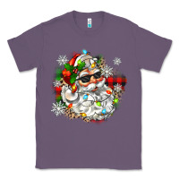 Lavender santa with sunglasses christmas Classic Tee - Zillion Design Studio