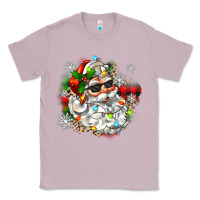 Lilac santa with sunglasses christmas Classic Tee - Zillion Design Studio