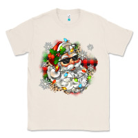 Natural santa with sunglasses christmas Classic Tee - Zillion Design Studio