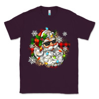 Plum santa with sunglasses christmas Classic Tee - Zillion Design Studio