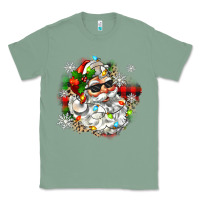 Sage santa with sunglasses christmas Classic Tee - Zillion Design Studio