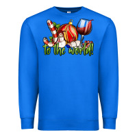True Royal joy to the world christmas wine Premium Sweatshirt - FaDigitalArtStudio