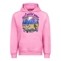 Fuchsia Pink salt water heals everything Urban Hoodie - MaliasSmallBusiness