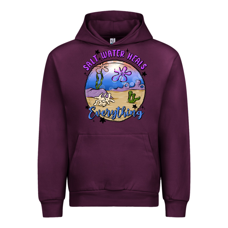Salt Water Heals Everything Urban Hoodie by MaliasSmallBusiness | Teevron