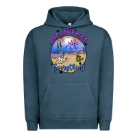 Pigment Midnight Navy salt water heals everything Urban Hoodie - MaliasSmallBusiness