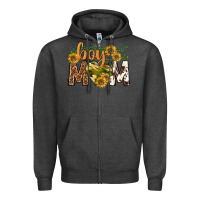 Charcoal Heather boy mom Zipper Hoodie - texasbilliewilder