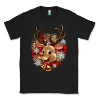 Black reindeer christmas Classic Tee - Zillion Design Studio