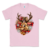 Bubblegum Pink reindeer christmas Classic Tee - Zillion Design Studio