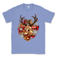 Colony Blue reindeer christmas Classic Tee - Zillion Design Studio