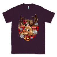Plum reindeer christmas Classic Tee - Zillion Design Studio
