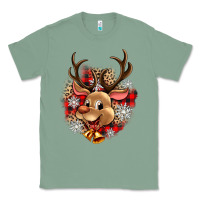 Sage reindeer christmas Classic Tee - Zillion Design Studio