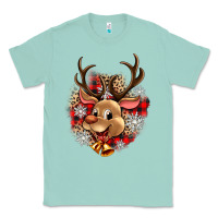 Seafoam reindeer christmas Classic Tee - Zillion Design Studio