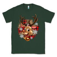 Sports Green reindeer christmas Classic Tee - Zillion Design Studio