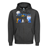 Charcoal Heather somebody's loud mouth volleyball mama Zipper Hoodie - Zillion Design Studio