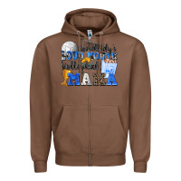 Chestnut somebody's loud mouth volleyball mama Zipper Hoodie - Zillion Design Studio