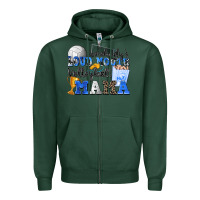 Sports Green somebody's loud mouth volleyball mama Zipper Hoodie - Zillion Design Studio