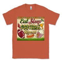 Copper eat sleep football repeat tumbler Classic Tee - BundleAndBundleShop