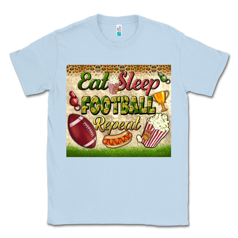 Eat Sleep Football Repeat Tumbler Classic Tee by BundleAndBundleShop | Teevron